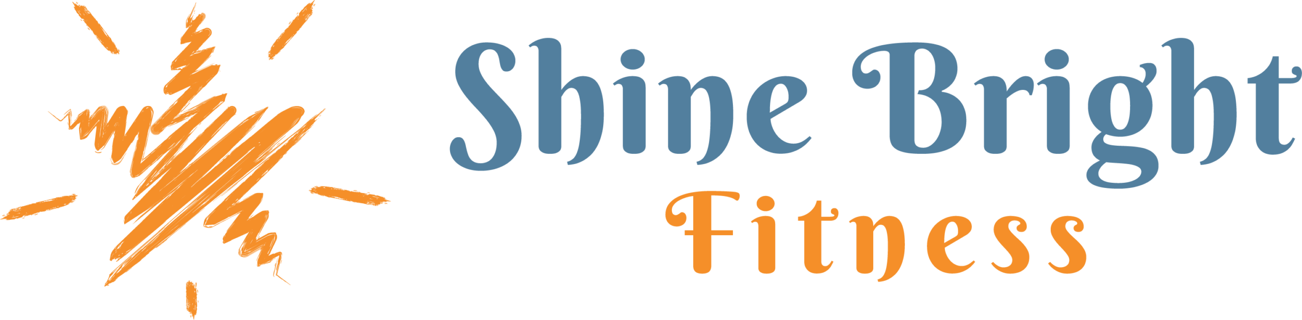 Shine Bright Fitness logo long